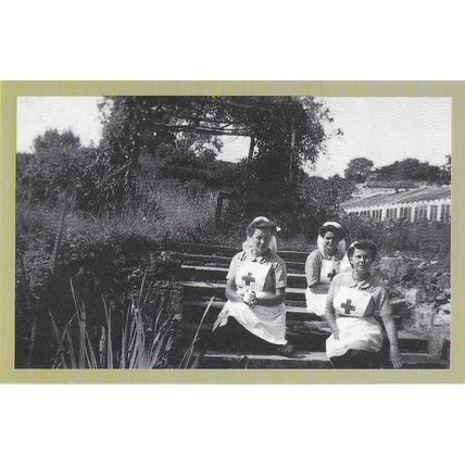 Postcard WW2 VAD Nurses Isle of Wight 1944 Nostalgia Voluntary Aid Detachment