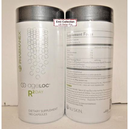 Nu Skin Nuskin Pharmanex ageLOC R2 Day (Vitality) 180 Capsules Sealed Brand New