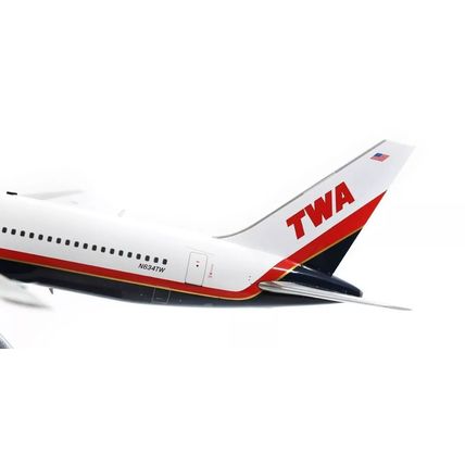BOEING 767-3Q8/ER TWA REG: N634TW WITH STAND - INFLIGHT 200 IF763TW1120 1/200