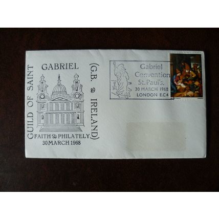 Great Britain 1968 Guild of Saint Gabriel Faith & Philately Convention Cover
