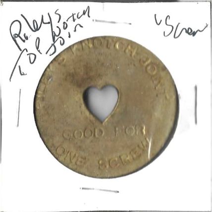 Riley's Top Notch Joint Good for one Screw Large Token AU