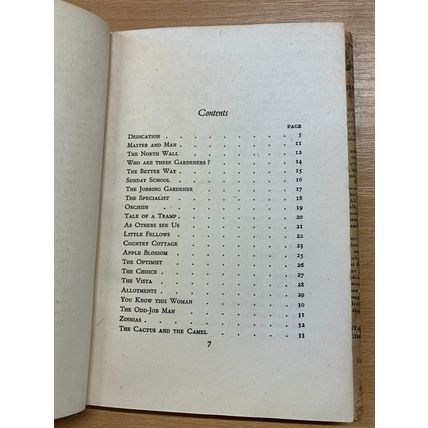 1944 "MORE GREEN FINGERS" REGINALD ARKELL GARDENING POEMS HARDBACK BOOK (P2)