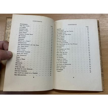 1944 "MORE GREEN FINGERS" REGINALD ARKELL GARDENING POEMS HARDBACK BOOK (P2)