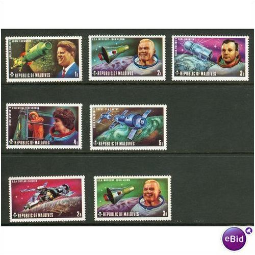 Maldives 1974 - SG 483-489 - Space exploration set - MNH