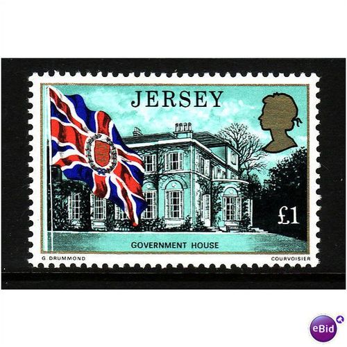 JERSEY 1977 £1 GOVERNMENT HOUSE SG154 U/M MINT