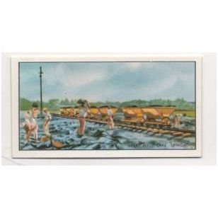 1954 Beaulah's of Boston Marvels of the World Trade card # 14 Great Pitch Lake