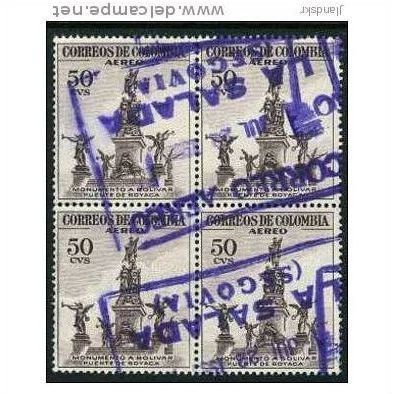 1954 Michel 677 - fine used (o) - block of 4