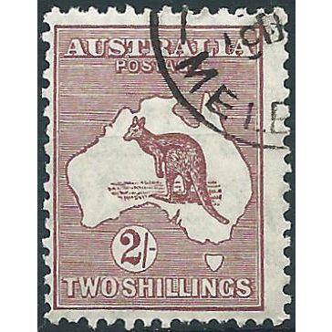 Australia 1929 SG110 2/- Maroon Fine Used .. ..