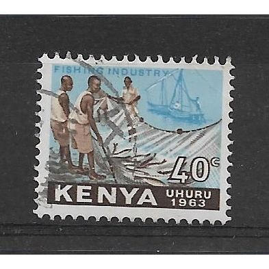 Kenya.SG6 40c Fishing Industry.Fine Used.June19