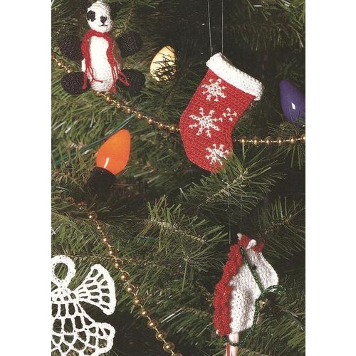 Crochet Ornament Pattern Roly Poly Panda