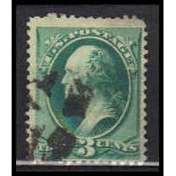 Used 158 3c George Washington Barely Clears RA0103