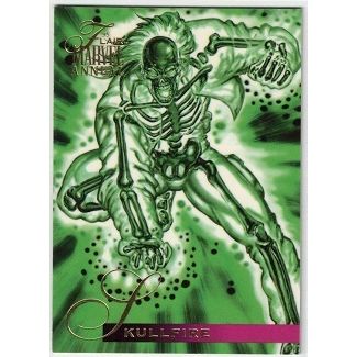 MARVEL ANNUAL 1995 FLAIR card # 101 SKULLFIRE