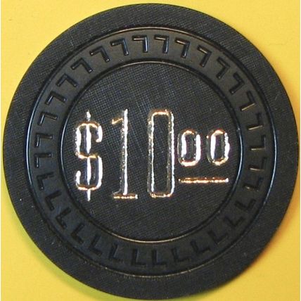 Fireside. $10 Vintage Casino Chip. Patterson, CA. Q45.