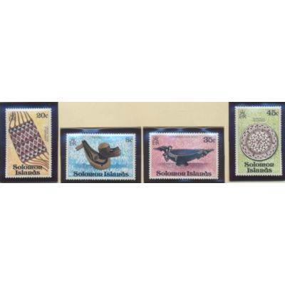 Solomon Islands Stamps Scott #385 To 388, Mint Hinged