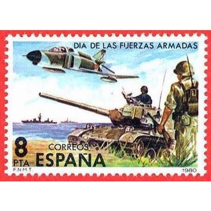 España. 1980. Mi # 2464. Dia de las Fuerzas Armadas. Army Day