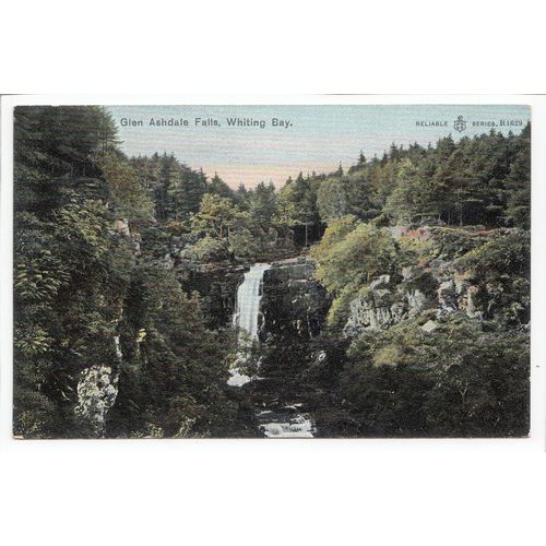 Glen Ashdale Falls Whiting Bay Isle of Arran Ayrshire Postcard R1629