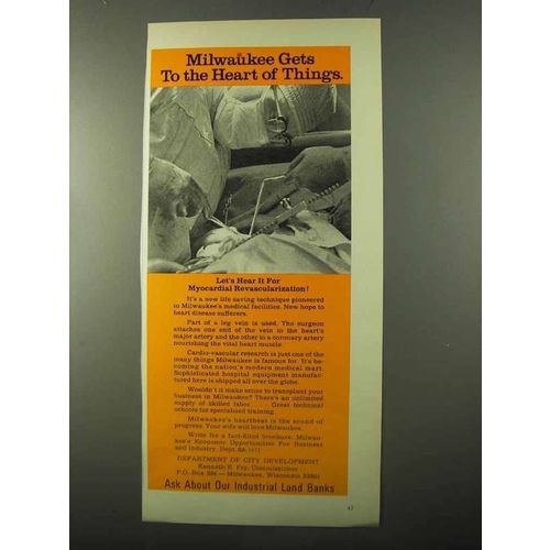 1971 Milwaukee Department of City Development Ad