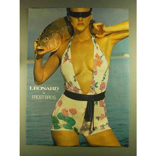 1980 Leonard Paris for Frost Bros. Fashion Ad