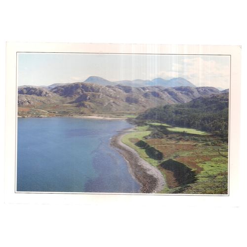 GRUINARD BAY BY LAIDE, Wester Ross unused postcard =