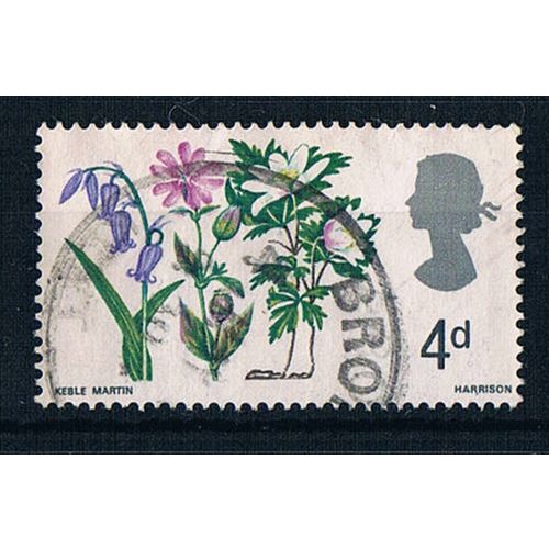 Great Britain 1967 SG720p gb94 British Wild Flowers 4d Used Stamp