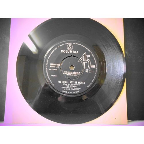 7" 1965. THE SEEKERS.THE CARNIVAL IS OVER, DB 771 .WE SHALL NOT BE MOVED.EXCELL