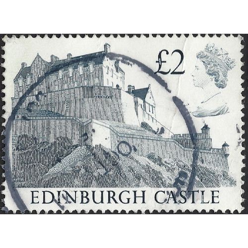 GB, Edinburgh Castle, blue 1992, £2, #4