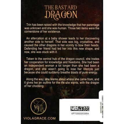 (The Covert Dragons) The Bastard Dragon by Viola Grace ( Paperback | 2019 )