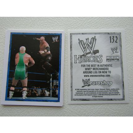 Topps - Merlin 2008 WWE Heroes Wresting Stickers 1-216 & P1-P15 Variants (EB2)