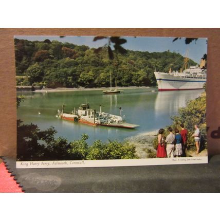 KING HARRY FERRY, FALMOUTH, CORNWALL unused postcard by John Hinde =