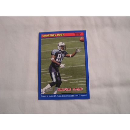 Courtney Roby 2005 Bazooka BLUE NO. 189 ROOKIE