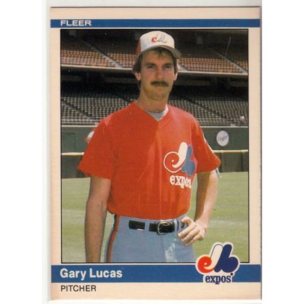 1984 Fleer Update baseball card U-73 Gary Lucas