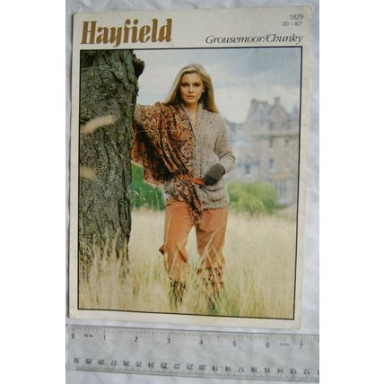 Vintage: Hayfield 1829 cardigan, chunky