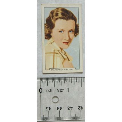 1935 Gallaher's Portraits of Famous Stars No. 36 Margaret Lindsay