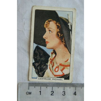 1935 Gallaher's Portraits of Famous Stars No. 2 Gertrude Michael
