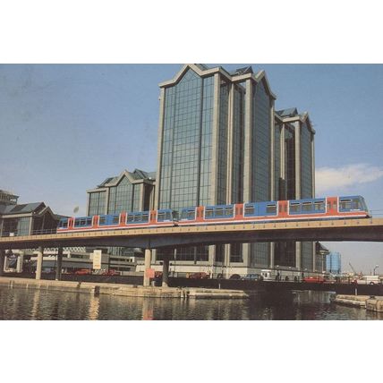 Your Traffic Manager For Docklands Railway London Postcard