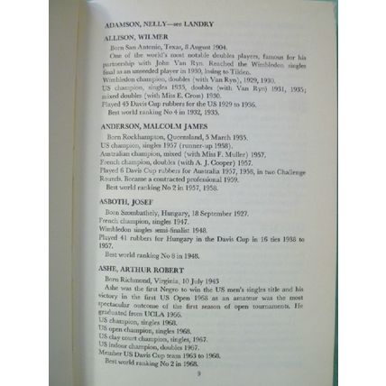 LAWN TENNIS ENCYCLOPAEDIA by MAURICE BRADY ILLUSTRATED HCDJ