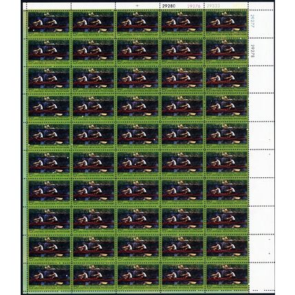 1335 Var, MNH 99% Of Gold Color Missing Sheet - Error With PSE Cert Stuart Katz