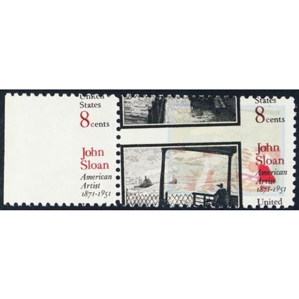 1433, Mint NH 8¢ Amazing Color Shift Error HOLY COW! - Stuart Katz
