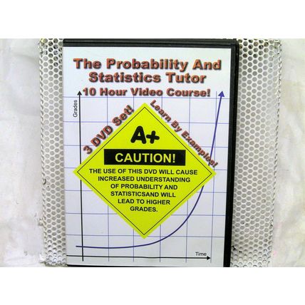Probability & Statistics Tutor 10 Hour Course DVD