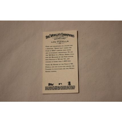 Lou Piniella 2007 Topps Allen & Ginter's MINI NO. 213