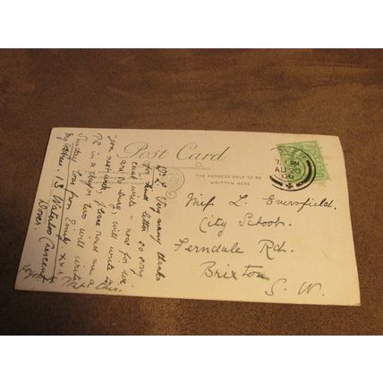 1906 fr Postcard- The Ancient church @ Dover Castle - Kent