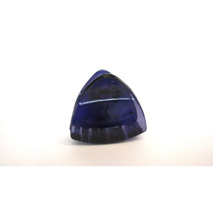 Small clear triangle blue brown purple hair claw clip