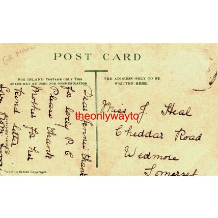 Shepherds Cottages, Bowden, Cheshire, Butler Postcard, 1900s