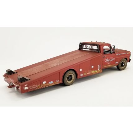 1/18 1970 Ford F-350 Ramp Truck " PORKCHOP'S CHOP SHOP "