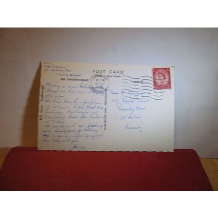 THE ITALIAN GARDENS, SCARBOROUGH, YORKSHIRE used vintage postcard RP 1962 pm =