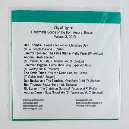 City Of Lights Handmade Songs Of Joy Aurora IL Vol 3 2010 CD Christmas