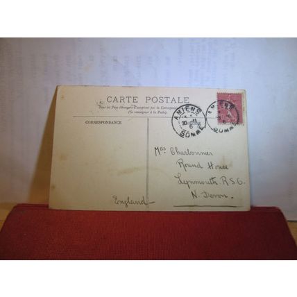 LE CIRQUE, AMIENS, FRANCE used antique postcard, 1906 pm =