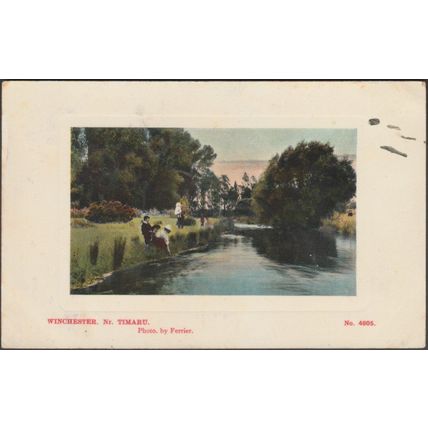 Winchester, near Timaru, 1909 - Tanner Bros Postcard
