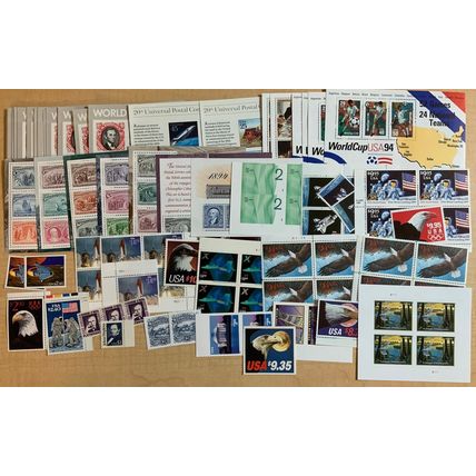 High Values Discounted Postage Lot - Face Value $538.65 - Stuart Katz