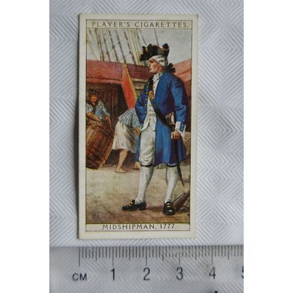 1930 Players History of Naval Dress No. 23 Midshipman 1777